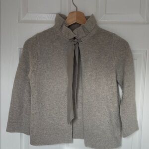 NWOT J. Crew Women's Gray Open-Front Cardigan